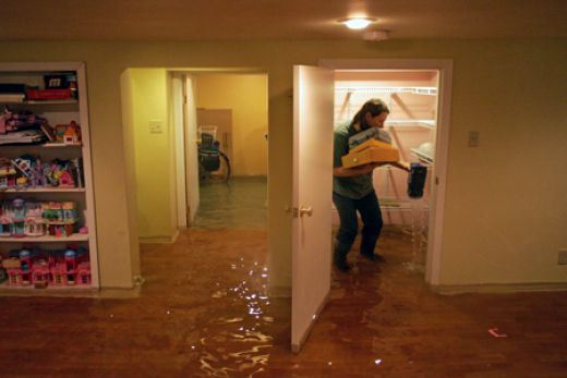 fix a flooded basement